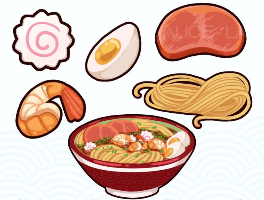 Ramen: KitsuneTrade - Etsy