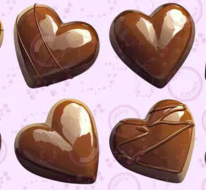 Chocolate Hearts: VtuberBestie - Etsy